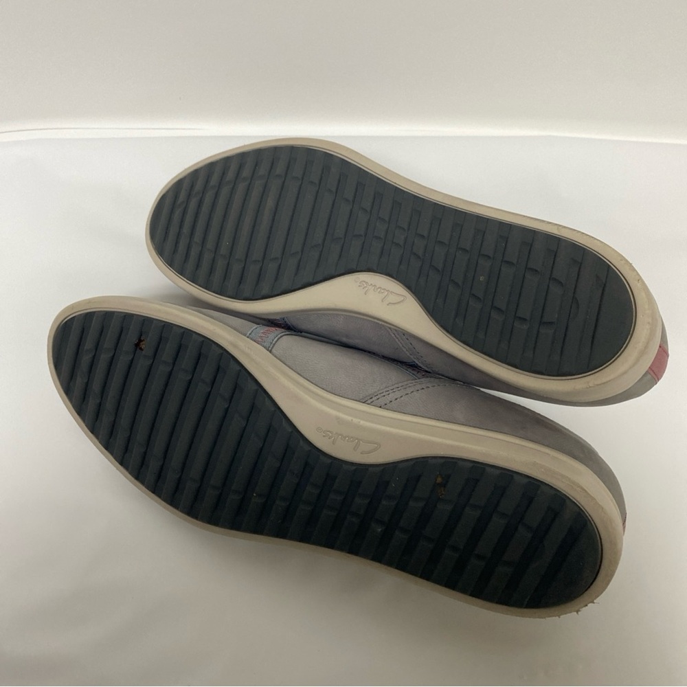 Clark’s Tamzen Step Loafers Grey Nubuck Women’s Gray Women's Slip-On Shoes SZ 12 - Picture 6 of 6